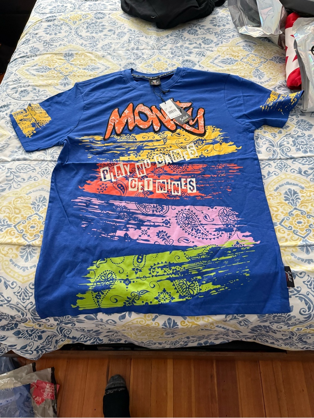Switch Monky Blue Graphic Short Sleeve Tee